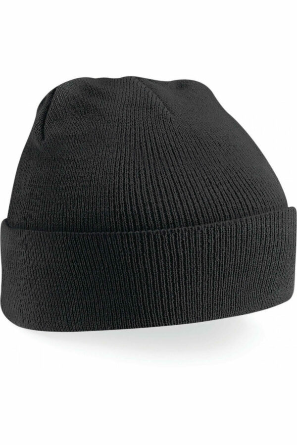 bonnet à revers noir