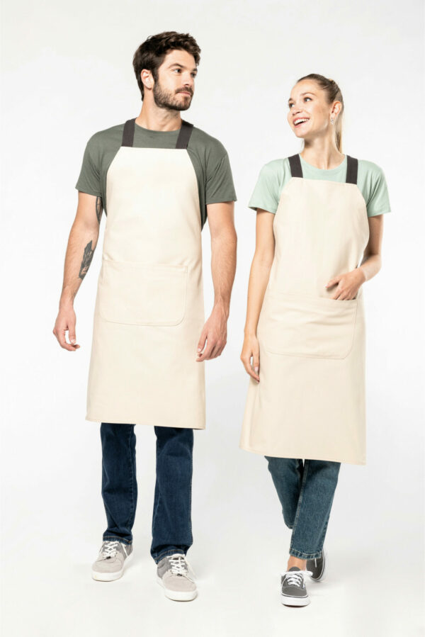Tablier de cuisine coton bio personnalisable – Image 2