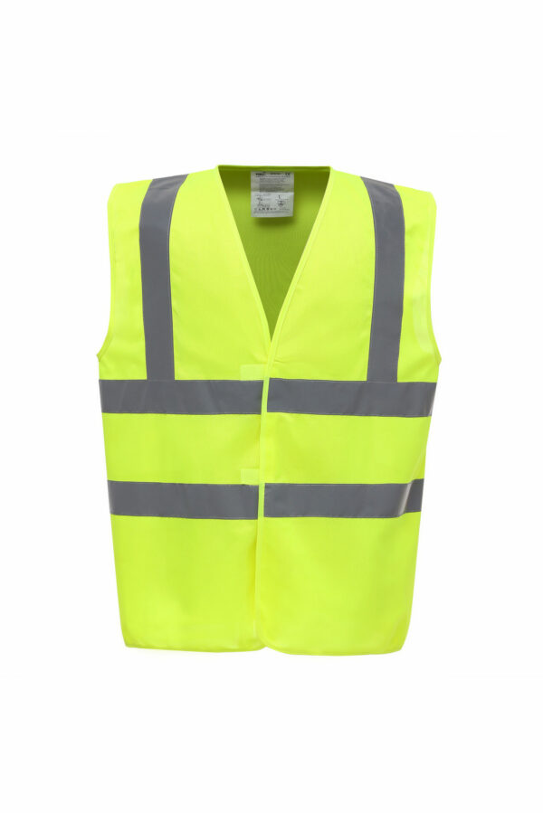 gilet de sécurité haute visibilité jaune fluo