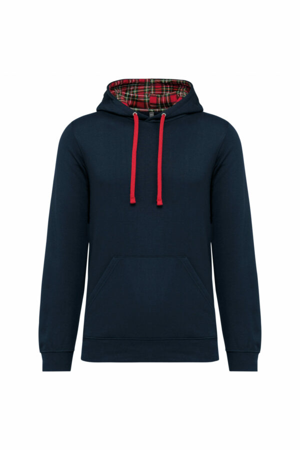 sweatshirt à motifs tartan