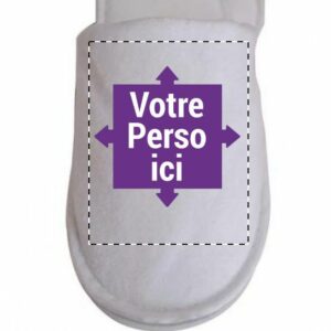 chaussons voyage personnalisables
