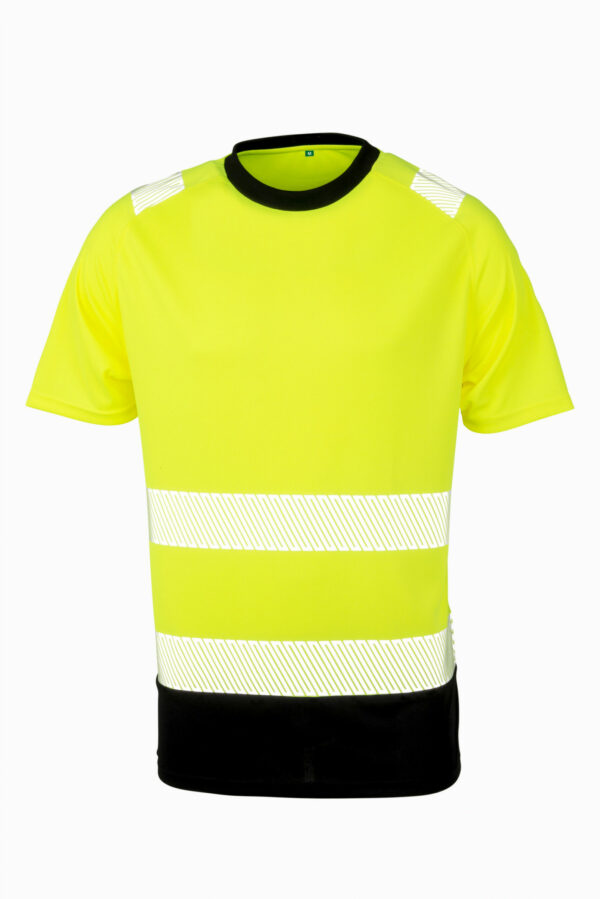 t-shirt de sécurité haute visibilité recyclé