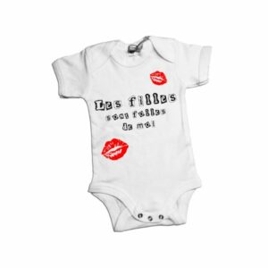 body humoristique "les filles sont folles de moi"