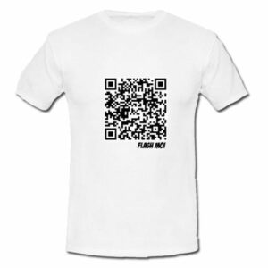 t-shirt flashcode personnalisable