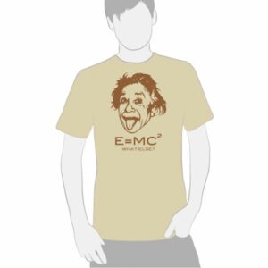 t-shirt Einstein personnalisable